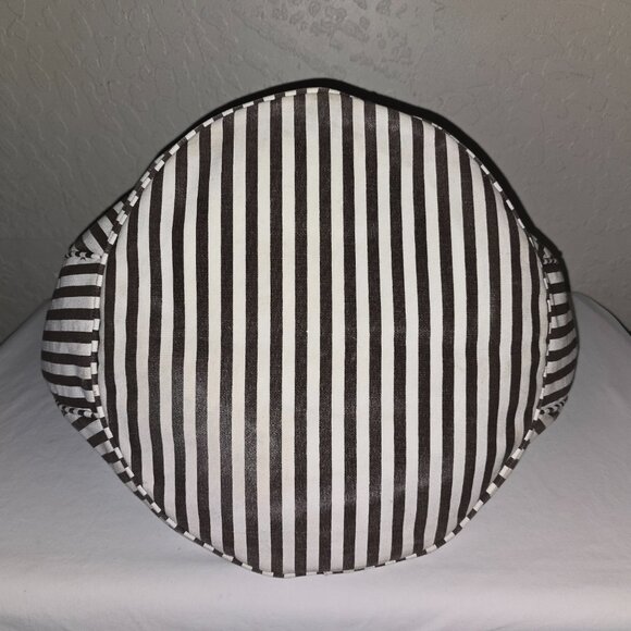 Henri Bendel Extra Large Striped Canvas Tote Bag, Beach Bag AS IS - Picture 12 of 15